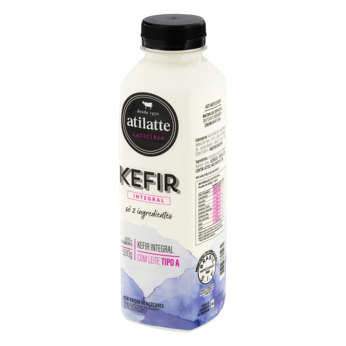 Kefir Atilatte Integral Garrafa 500g | Funcional | Prezunic