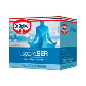 Chá Misto Dr.Oetker Espaire.Ser Camomila e Maracujá 15g