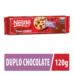 Biscoito Cookies Nestlé Choco Cookies Duplo Chocolate 120g