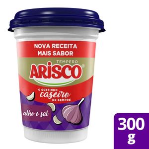 Tempero em Pó Arisco Alho e Sal  Pote 300g