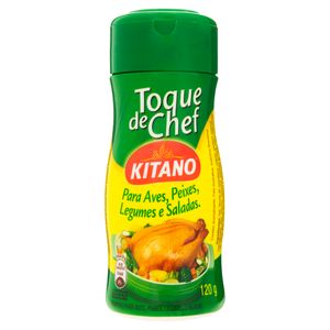 Tempero Toque de Chef Kitano p/ Aves, Peixes, Legumes e Saladas 120g