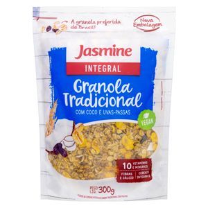 Cereal Matinal Jasmine Granola Tradiconal c/ Coco e Uvas-Passas 250g