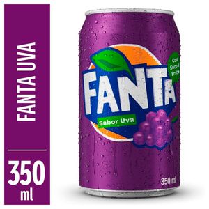 Refrigerante Fanta Uva Lata 350ml