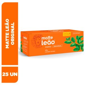 Chá Matte Leão Natural Caixa 40g com 25 Unidades