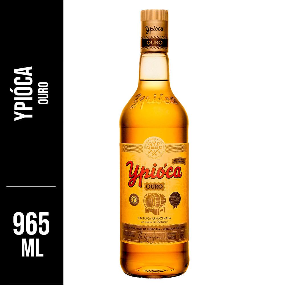 カサーシャYpioca Ouro Aguardente de Cana Ypióca Ouro 965ml | Prezunic