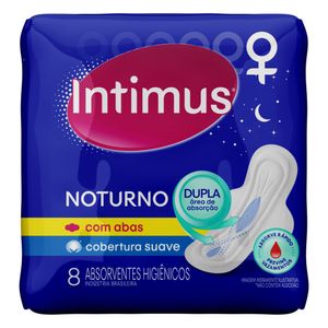 Absorvente Íntimus Gel Soft Com Abas Suave c/ 8 unid