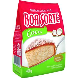 Mistura para Bolo Boa Sorte Coco 400g