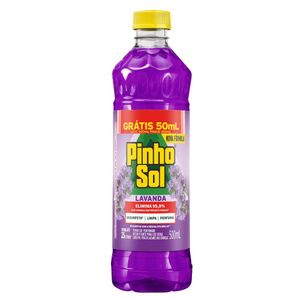 Desinfetante Pinho Sol Lavanda Frasco Leve 500ml Pague 450ml