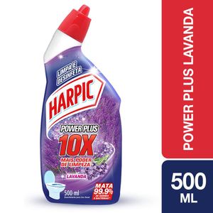 Desinfetante Sanitário Líquido Harpic Power Plus Lavanda 500ml