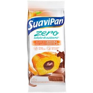 Bolinho Suavipan Zero Açúcar Cenoura/Chocolate 40g