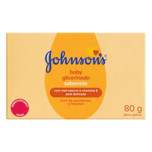 Sabonete Johnsons Baby Glicerinado Caixa 80g