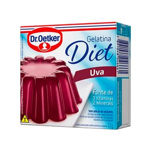 Gelatina em Pó Dr. Oetker Diet Uva 12g