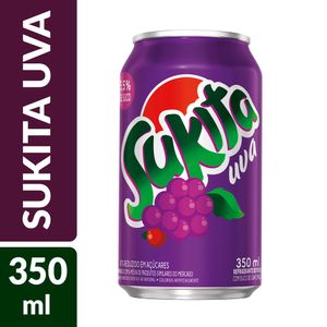 Refrigerante Sukita Uva Lata 350ml