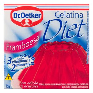 Gelatina em Pó Dr.Oetker Diet Framboesa 12g