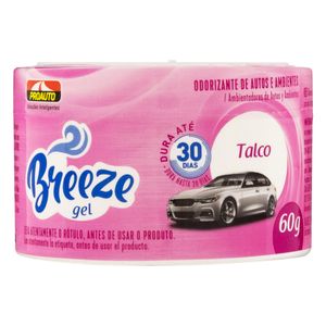 Odorizante em Gel de Autos e Ambientes Proauto Breeze Talco Pote 60g
