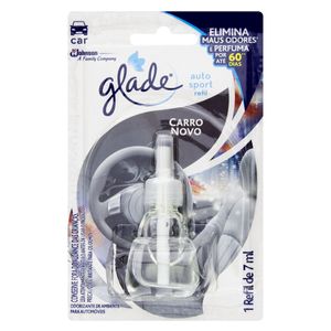 Odorizador Automotivo Glade Auto Sport Carro Novo Blister Refil 7ml