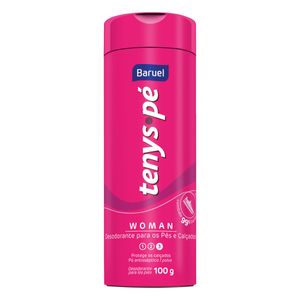 Desodorante em Pó para os Pés Baruel Tenys Pé Woman Frasco 100g