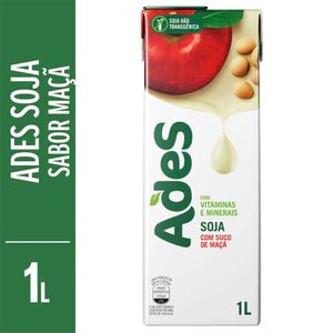 Alimento c/ Soja Ades Maçã 1l