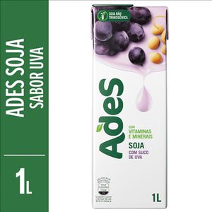 Alimento c/ Soja Ades Uva 1l