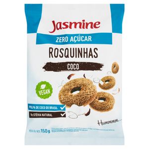 Biscoito Rosquinha Jasmine Zero Açúcar Coco 120g