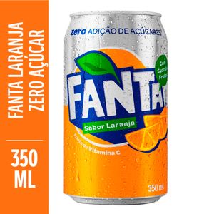 Refrigerante Fanta Zero Lata 350ml