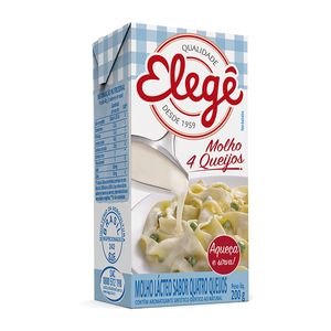 Molho Lácteo Elegê 4 Queijos Caixa 200g