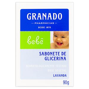 Sabonete em Barra Granado Bebê Lavanda Caixa 90g