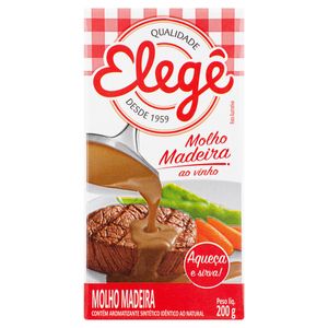 Molho Lácteo Elegê Madeira Caixa 200g