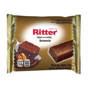 Barra de Cereal Ritter Brownie 75g
