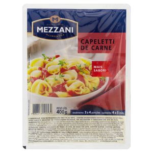 Capeletti Mezzani Carne Bandeja 400g