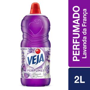 Limpador Veja Perfumes Lavanda da França Frasco 2l Embalagem Econômica