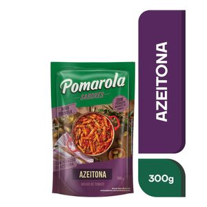 Molho de Tomate Pomarola Sabores Azeitona Sachê 300g