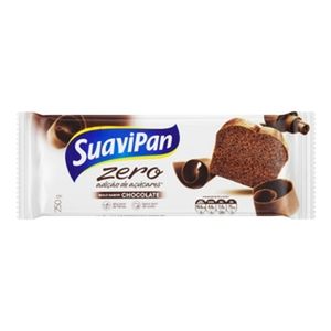 Bolo Suavipan Zero Açúcar Chocolate Pacote 250g