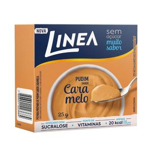 Pó p/ Pudim Linea Zero Açúcar Caramelo Caixa 25g