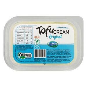 Tofu Cream Ecobras Original Orgânico 200g