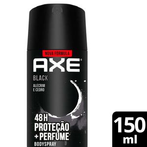 Antitranspirante Aerossol Axe Black Alecrim e Cedro Spray 150ml