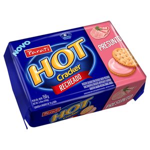 Biscoito Hot Cracker Recheio Presunto 150g