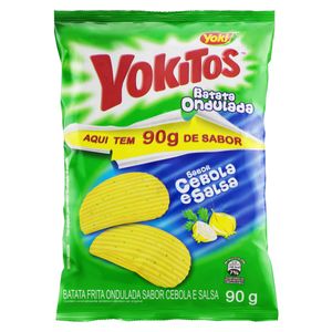 Batata Frita Yokitos Ondulada Cebola e Sal 90g