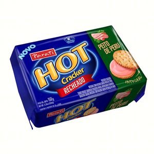 Biscoito Hot Cracker Recheio Peito de Peru 150g