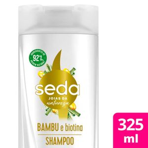 Shampoo Seda Joias da Natureza Bambu e Biotina Frasco 325ml