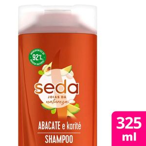 Shampoo Seda Joias da Natureza Abacate e Karité Frasco 325ml