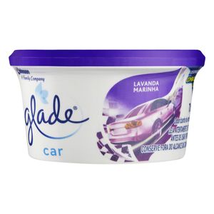 Odorizador Automotivo Glade Car Lavanda Marinha Pote 70g