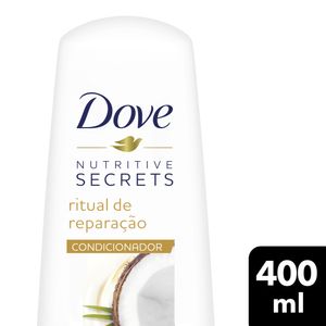 Condicionador c/ Óleo de Coco e Cúrcuma Dove Nutritive Secrets Ritual de Re p/ ção Frasco 400ml