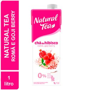 Chá Natural Tea Zero Açúcar Hibisco/Romã e Goji Berry Caixa 1l