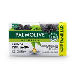 Sabonete em Barra Palmolive Naturals Sensação Purificante Carvão Envoltório 150g