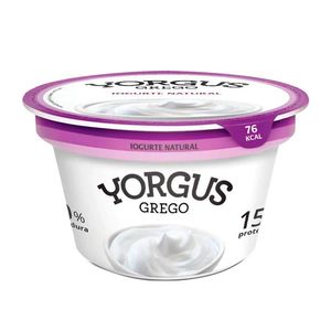 Iogurte Yorgus Grego 0% Gordura Natural 130g