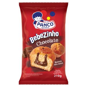 Bolo Panco Bebezinho Recheado Chocolate 210g