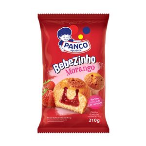 Bolo Panco Bebezinho Recheado Morango 210g