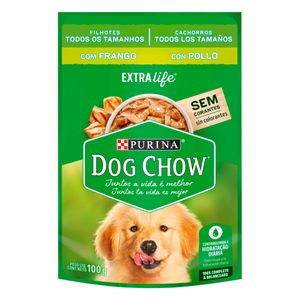 Ração Úmida Dog Chow Cães Adultos Cordeiro 100g