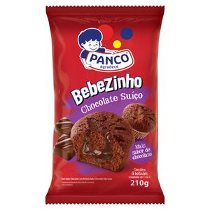 Bolo Panco Bebezinho Recheado Chocolate Suíço 210g